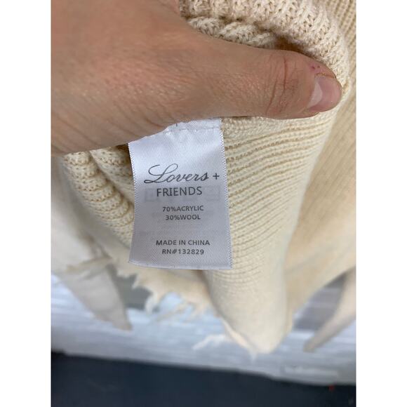 Lovers + Friends Women's Prospect Pullover Sweater Long Sleeve Size Large - Picture 5 of 6